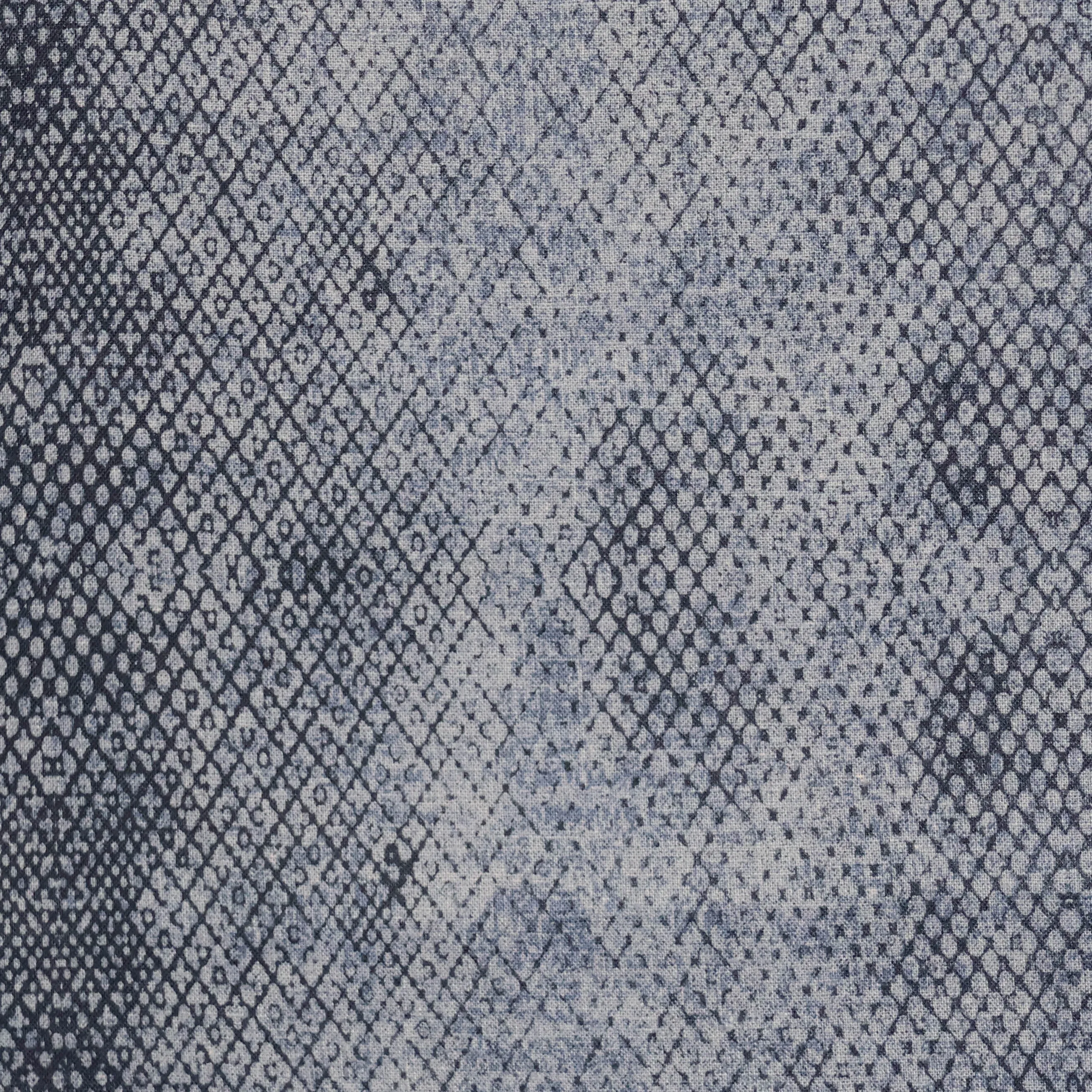 Linnen blauw met ruitenpatroon